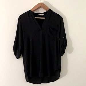 Black blouse - 3/4 sleeve